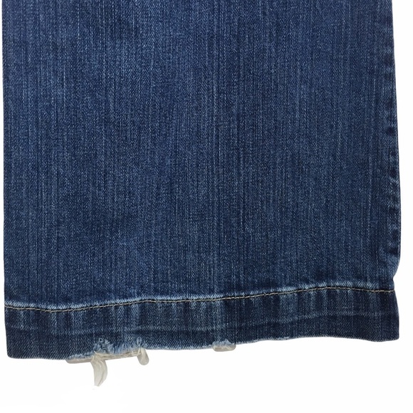 GAP Vintage Jeans Y2K 2004 Long & Lean Stretch Denim Wide Leg 10 Long Inseam - Picture 10 of 12